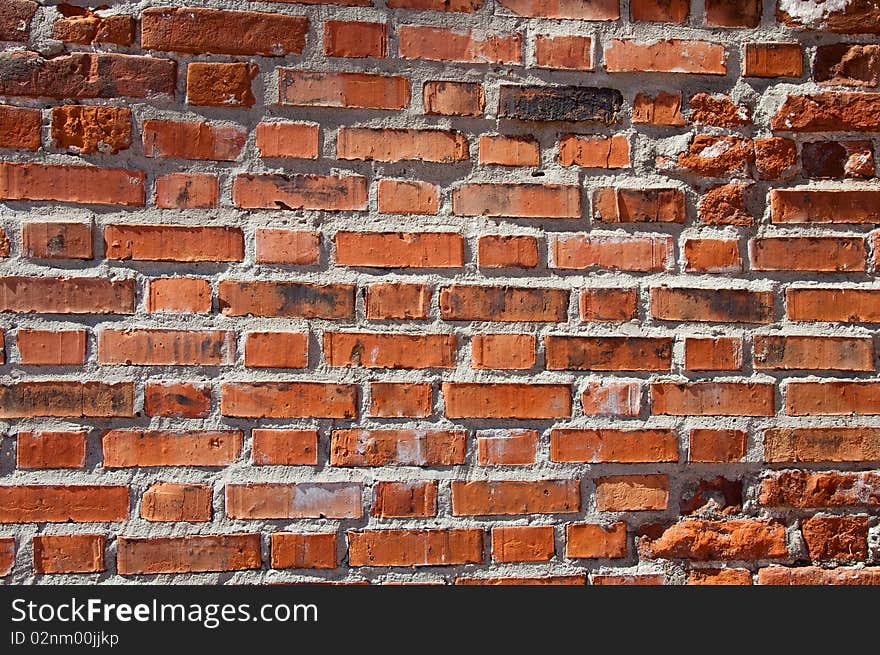 Wall of an old fortress.