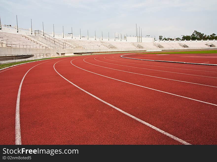 Image of Chiang Mai Stadium Running Track in Northern Thailand