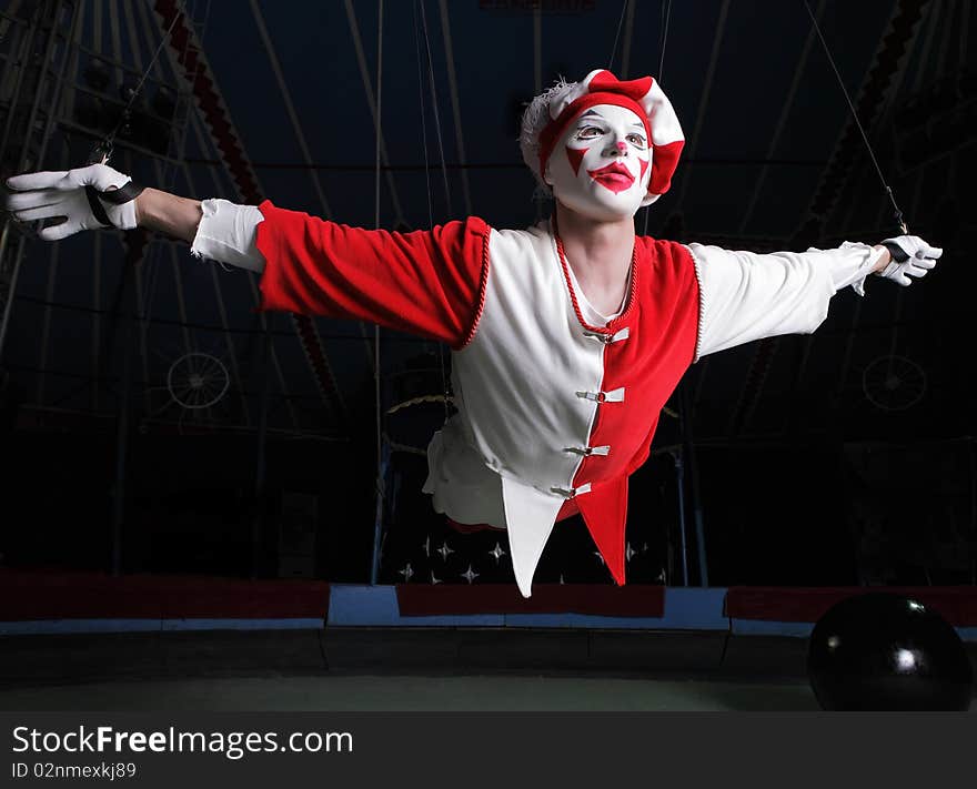 Circus air acrobat