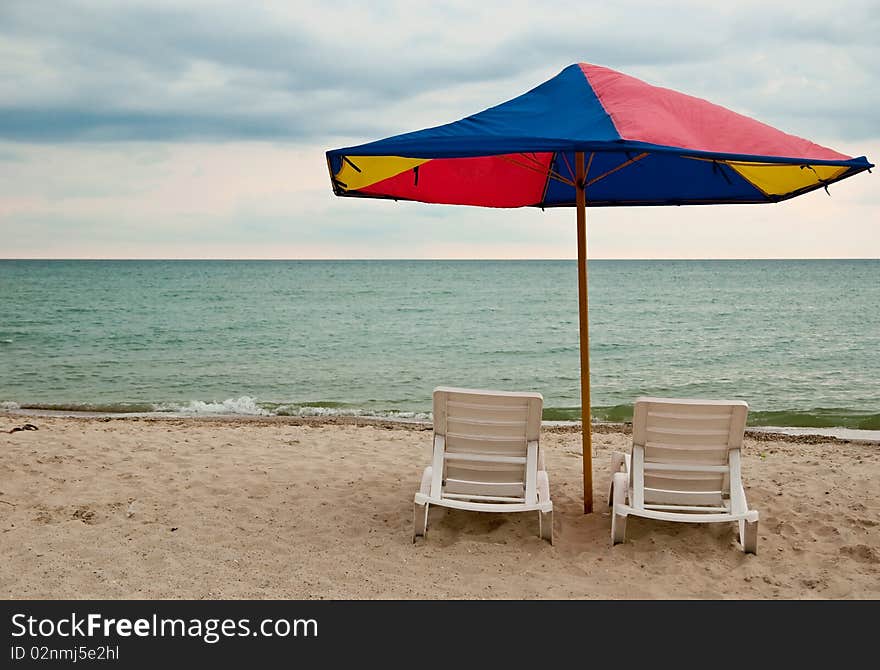 Beach chairs