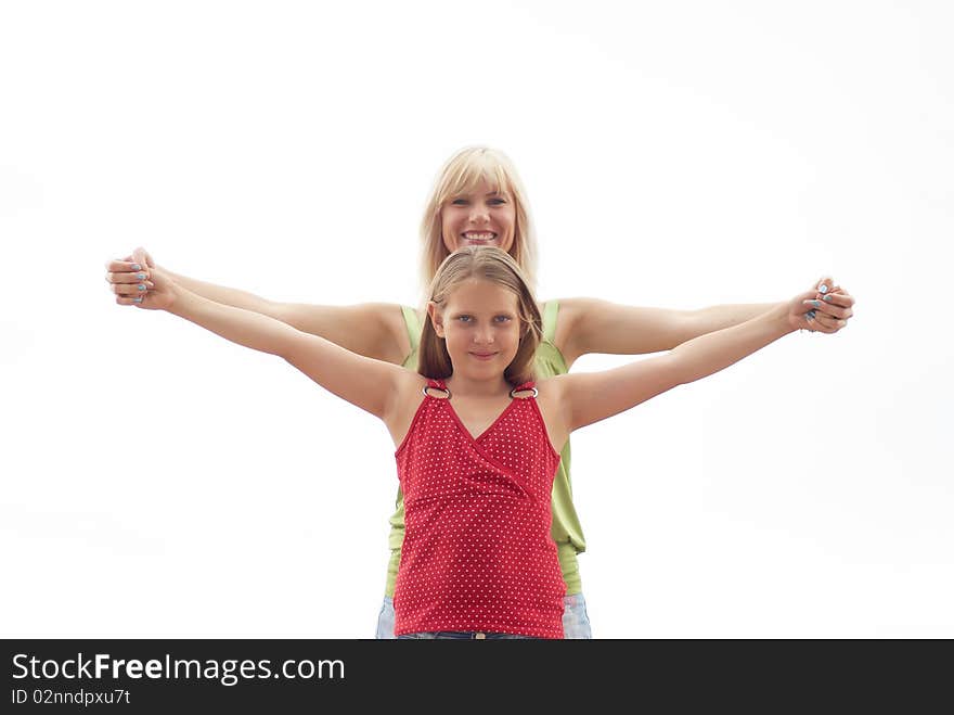 Mum with a daughter