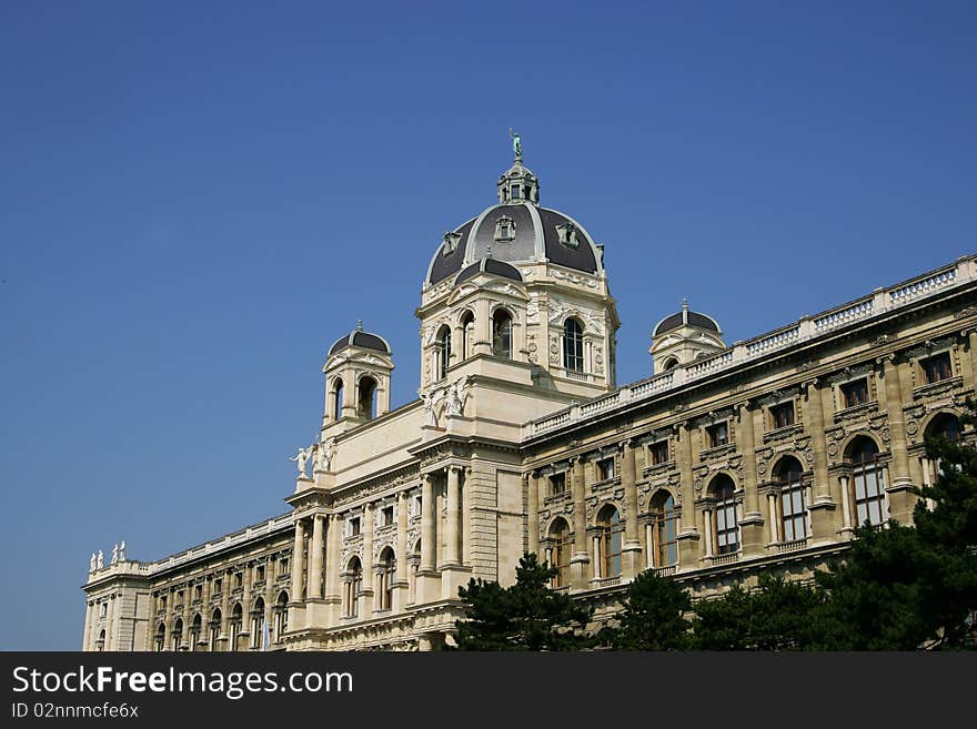 Historical building of Naturhistorisches Museum in Vienna. Historical building of Naturhistorisches Museum in Vienna.