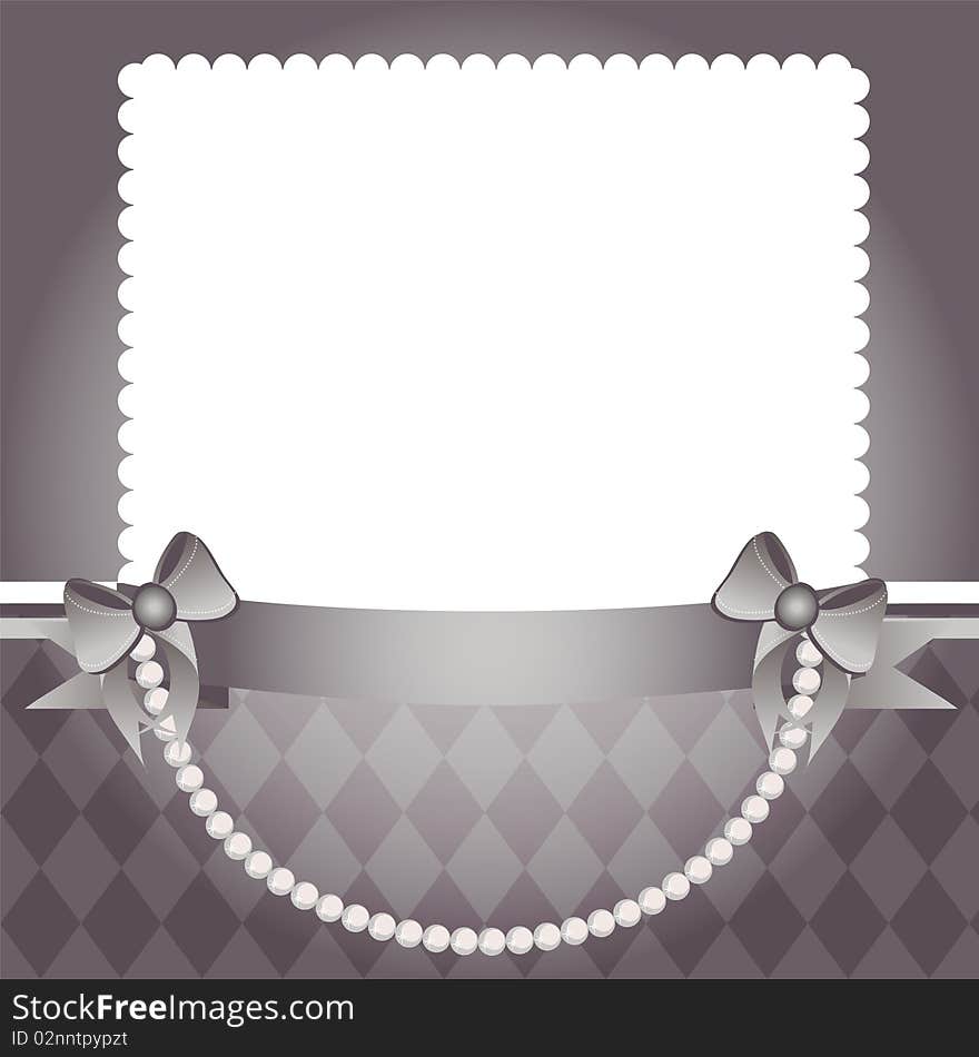 Pearl And Bows Template