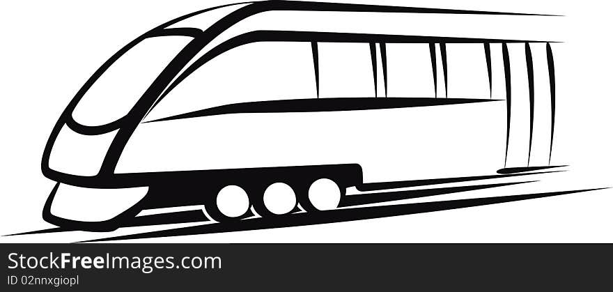 Illustration of a railway transportation. Illustration of a railway transportation.