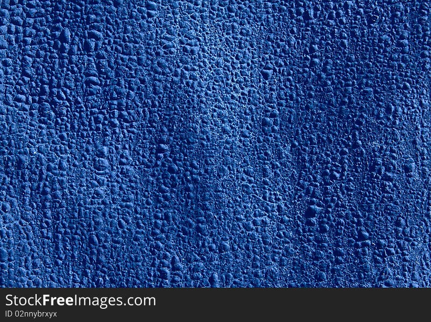 Blue protective material made of paper fibers