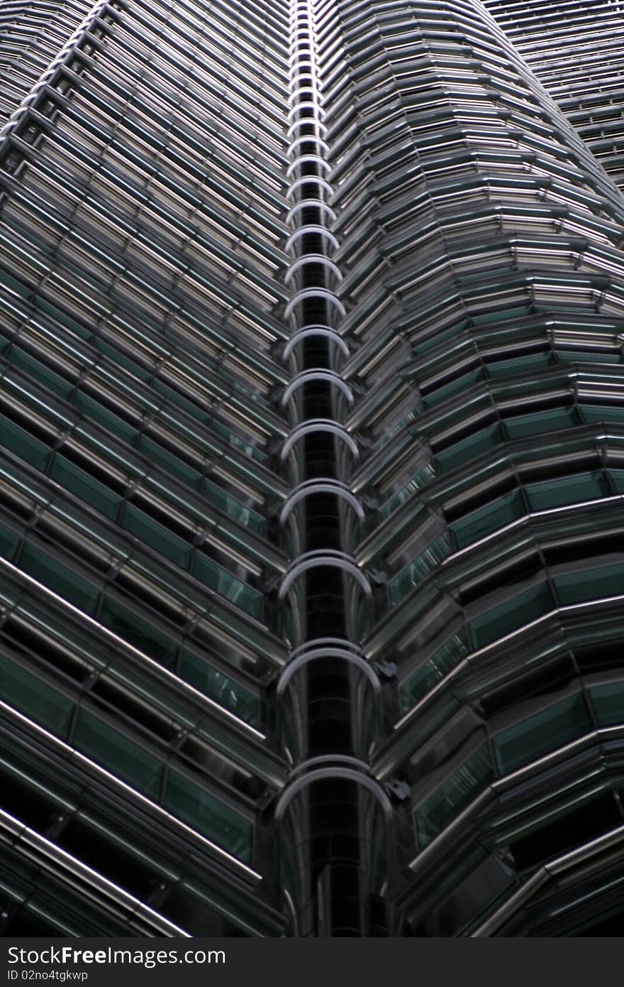 Petronas Towers In Nighttime