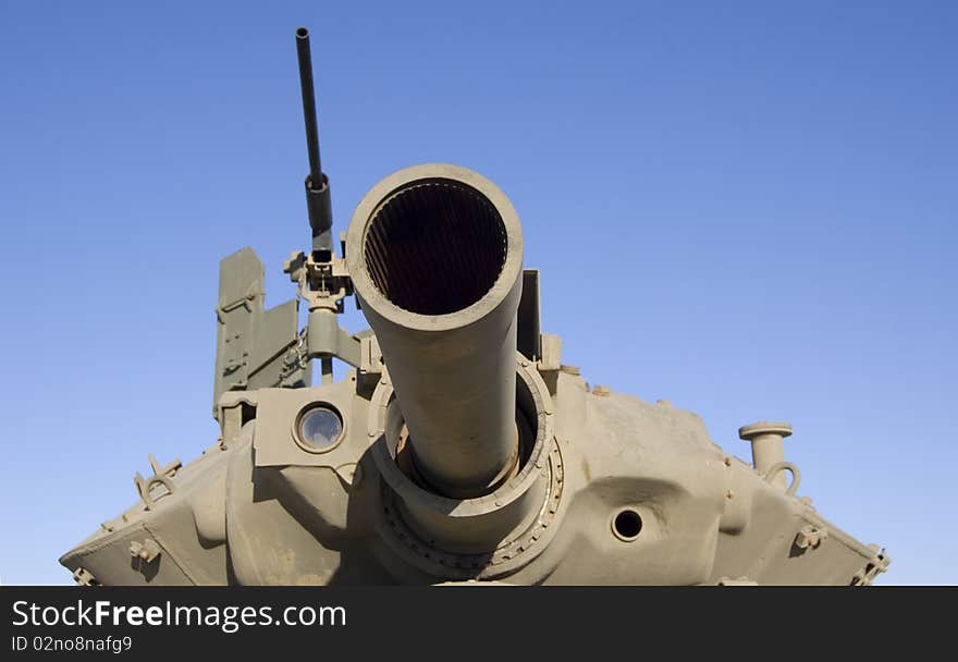 Tank turret gun