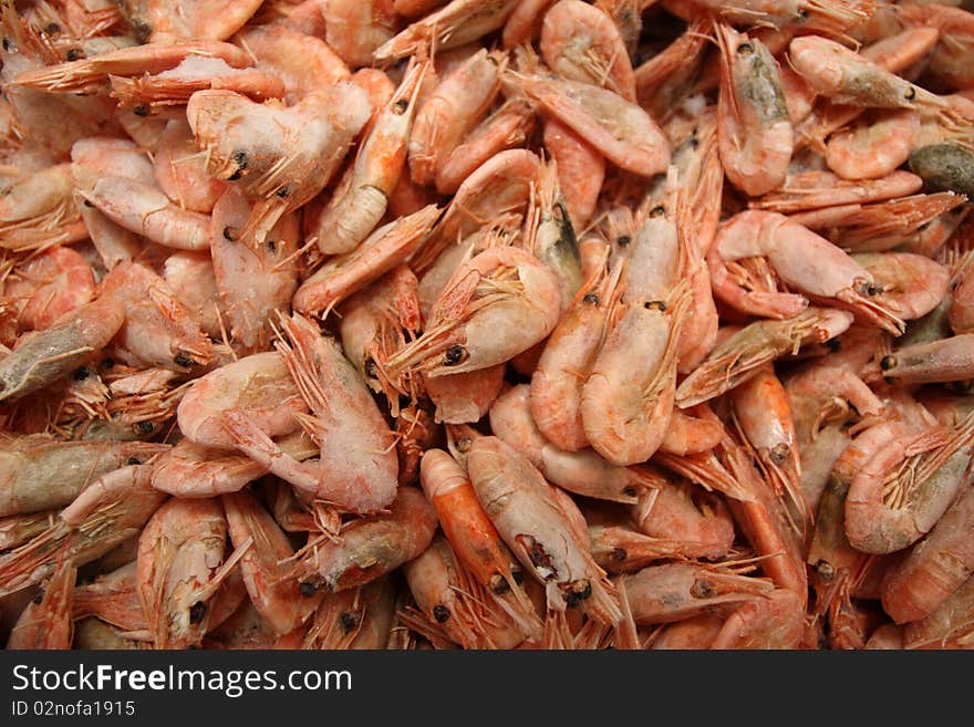 Frozen shrimp