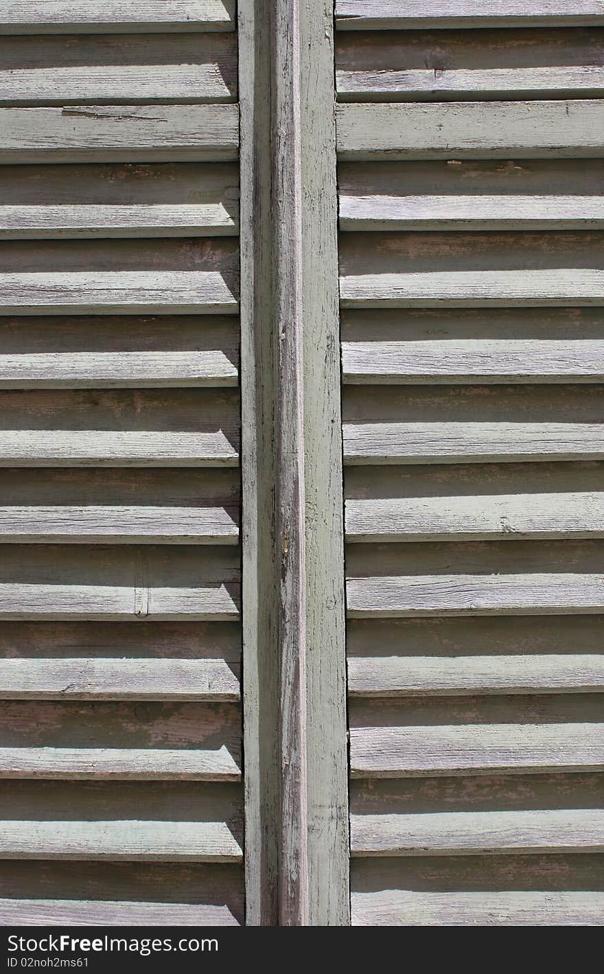 Wooden window door - close up - background