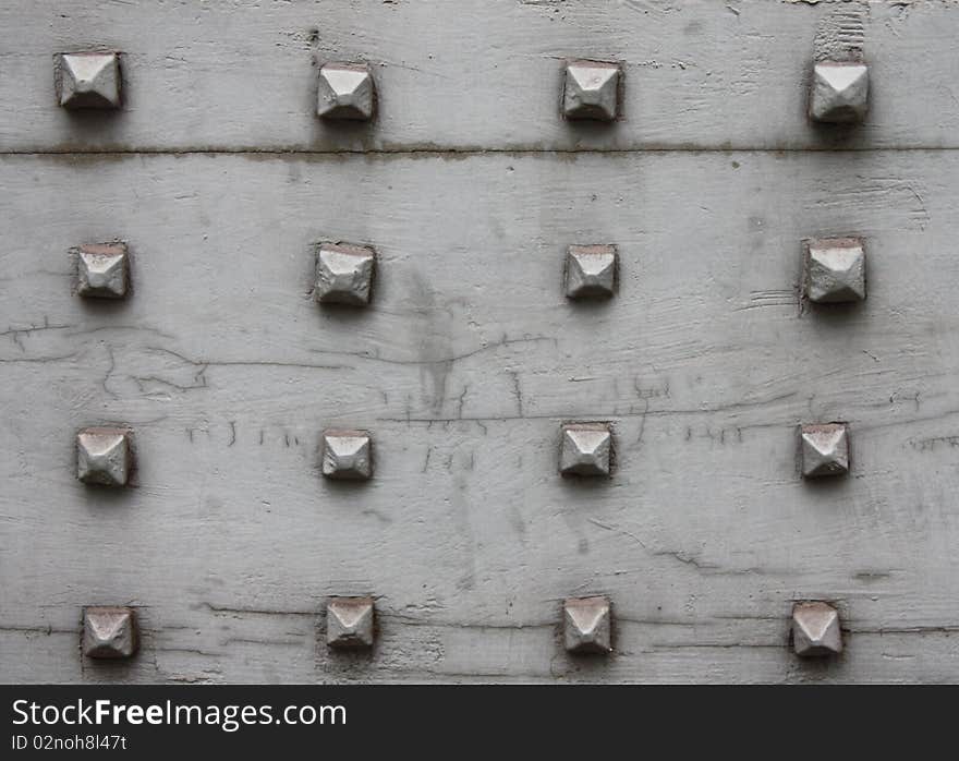 Wooden door texture - close up - background