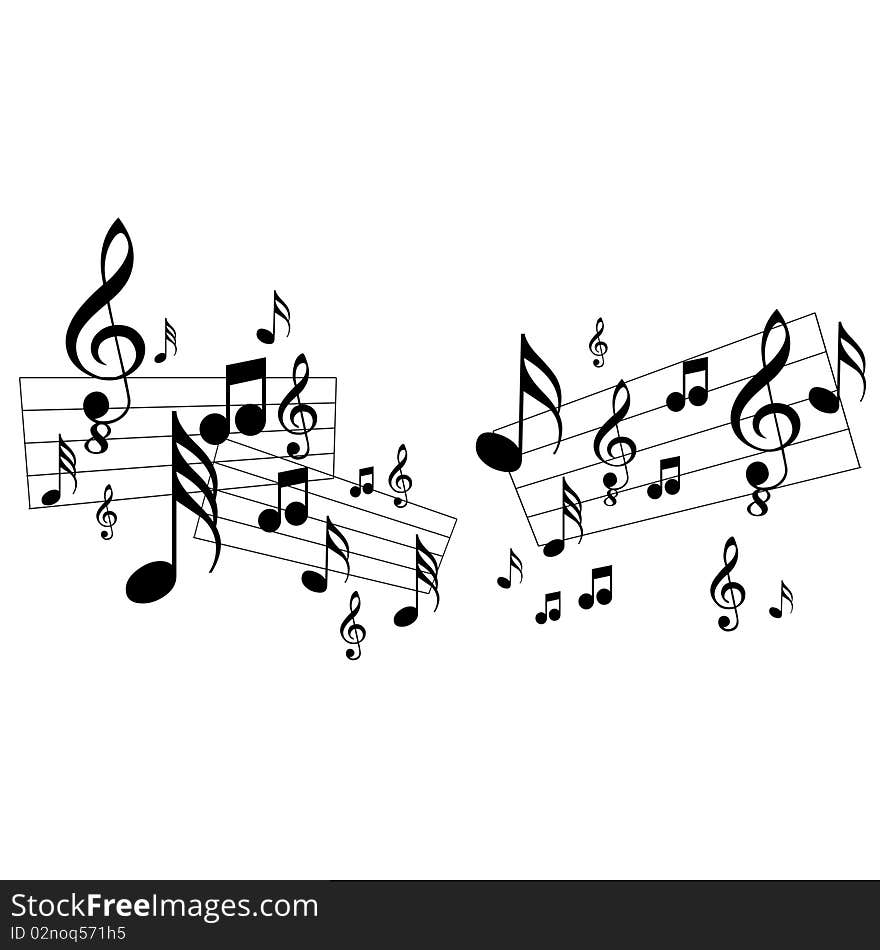 Black and white Music theme