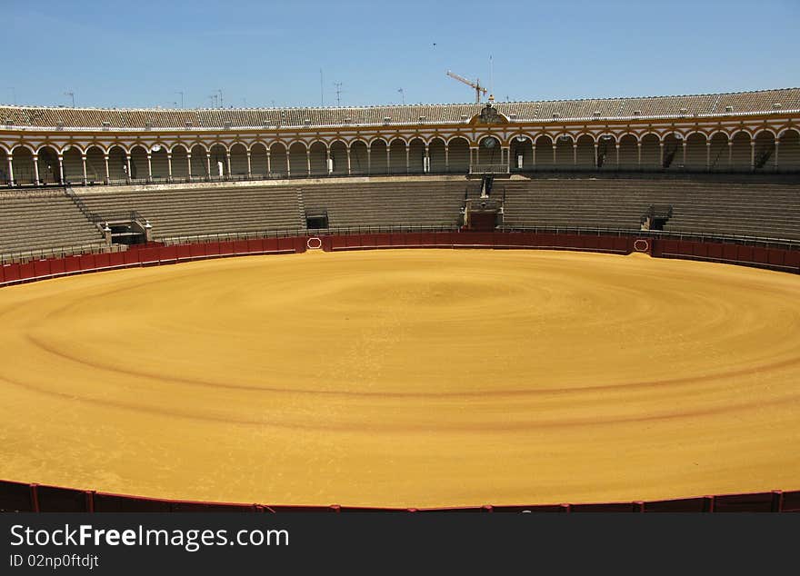 Bullring in Seville, Spain