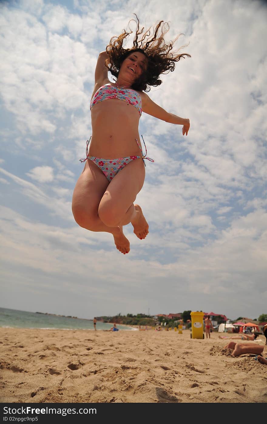 Girl on the beach