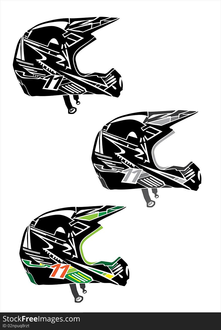 Motocross helmets