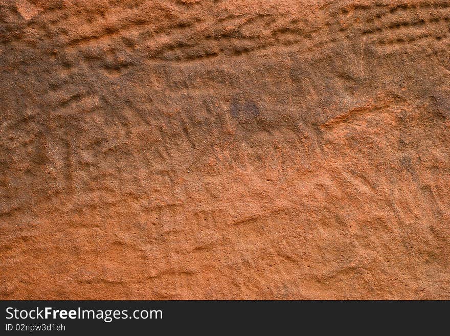 Old Orange Sandstone at Antique Castle. Old Orange Sandstone at Antique Castle