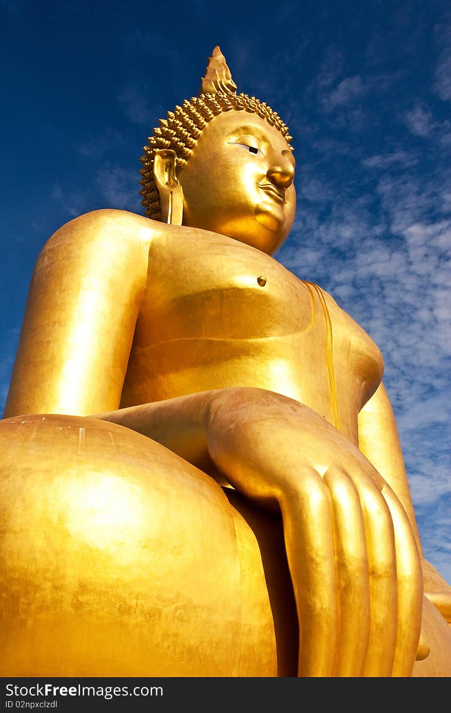 The biggest buddha of Thailand at Angthong province, Thailand. The biggest buddha of Thailand at Angthong province, Thailand