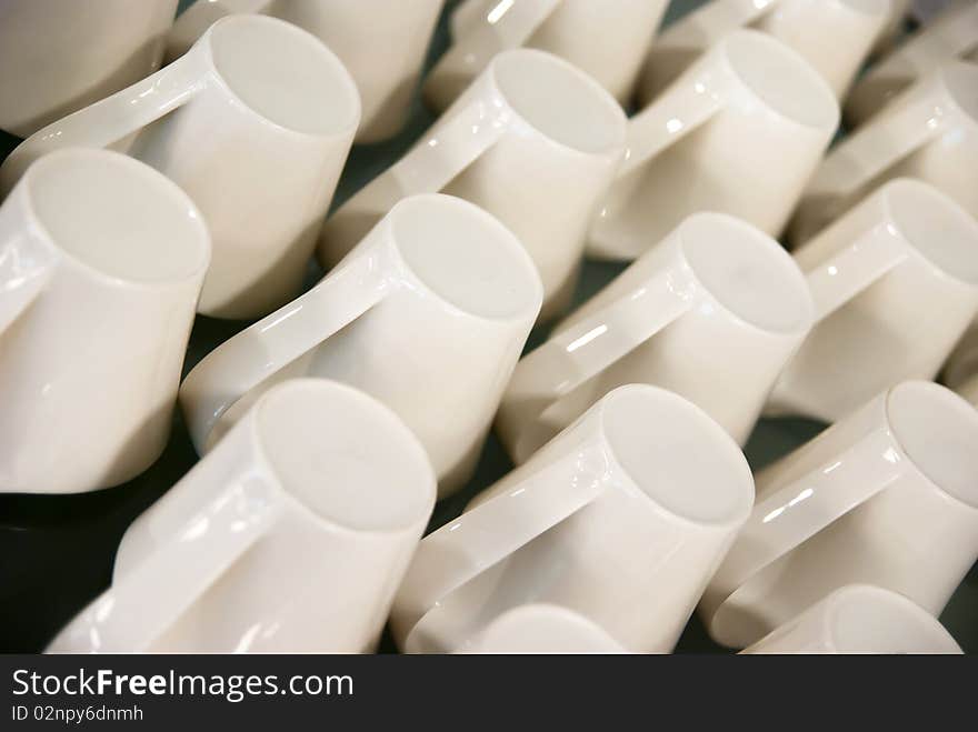 White Coffee Cup on desk