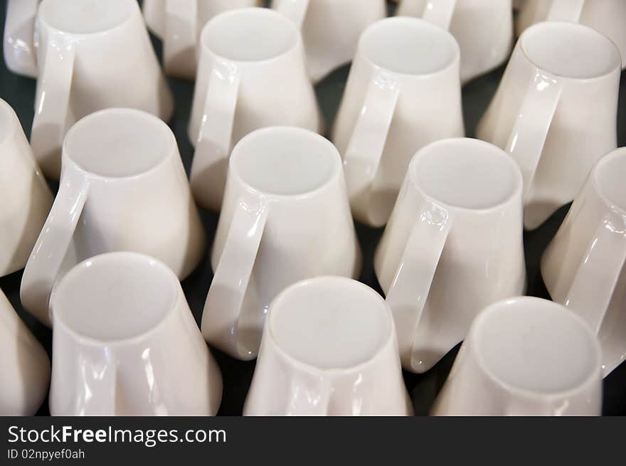 White Coffee Cup on desk