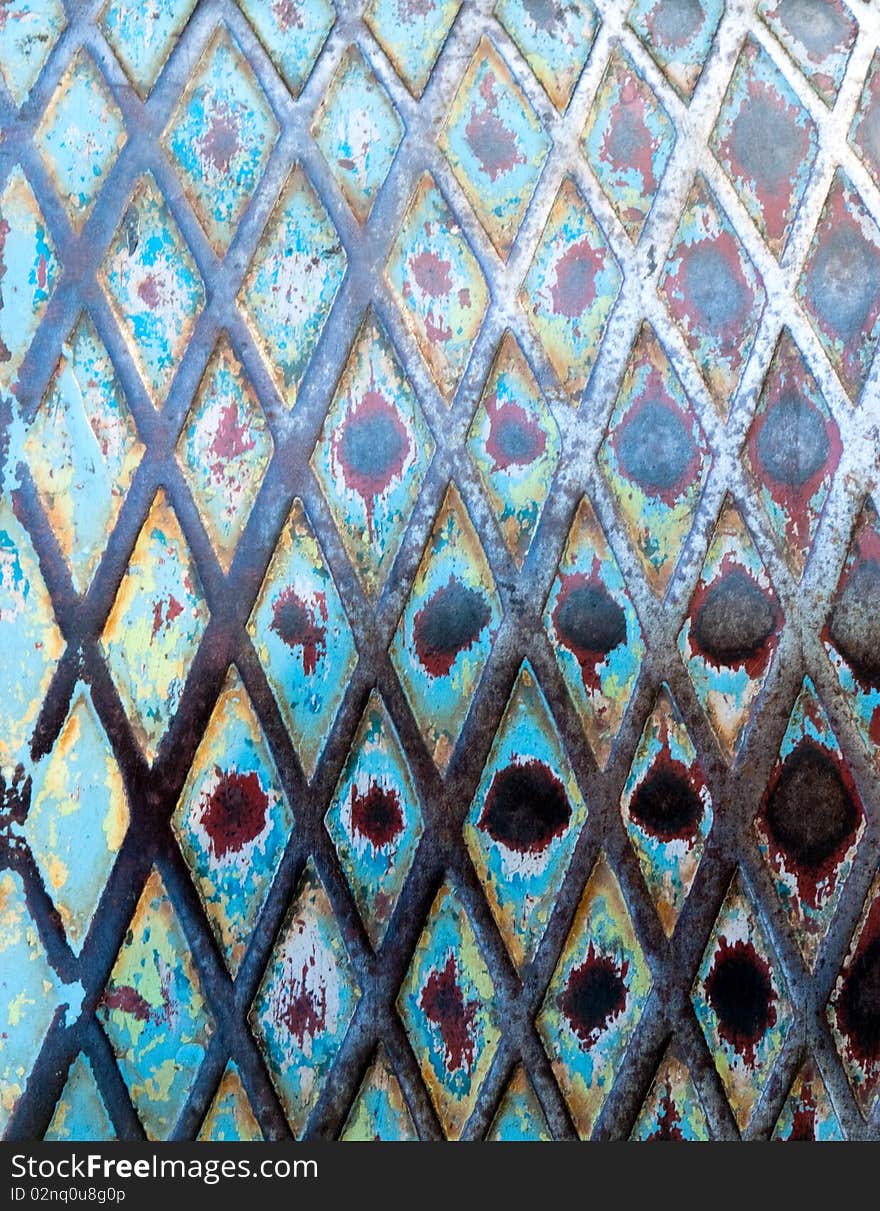 Painted Metal Surface