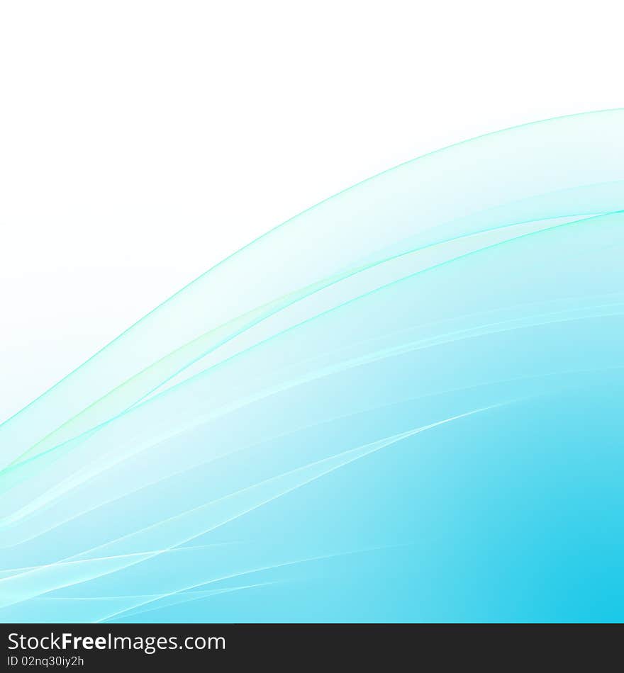 Blue wave background, computer generated. Blue wave background, computer generated