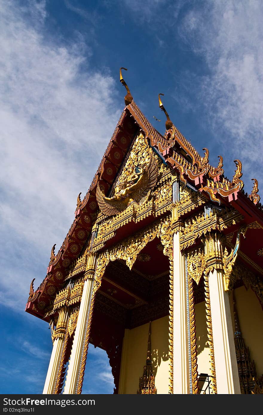 A part of the beautiful church of Thailand, Angthong province. A part of the beautiful church of Thailand, Angthong province