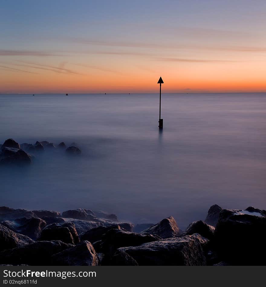 Sunrise at Sandbanks, Dorset, UK