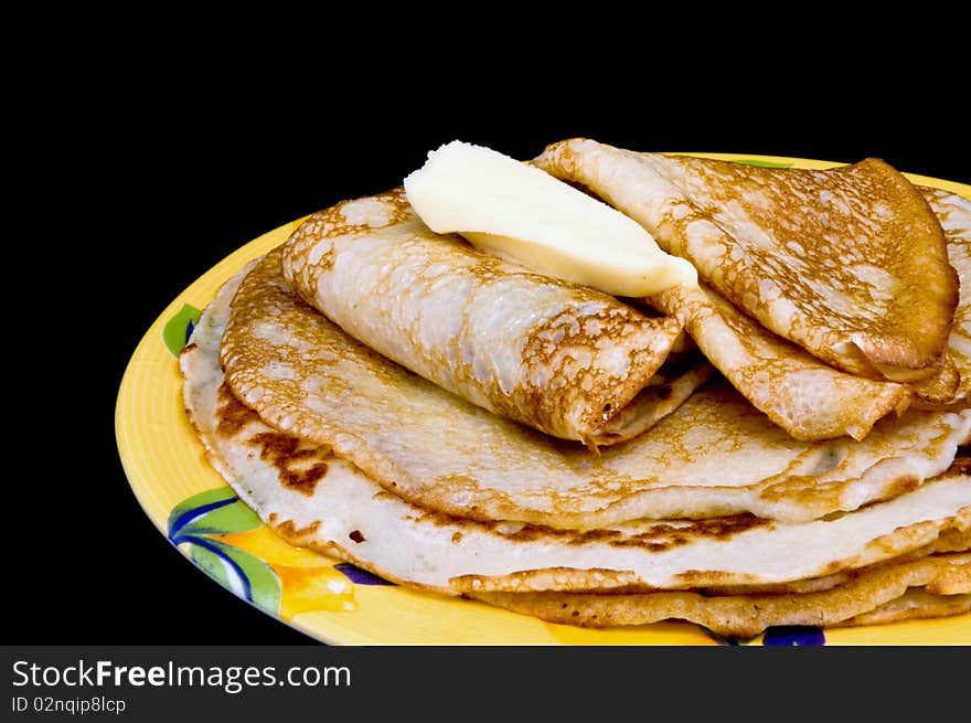 Pancakes with a butter