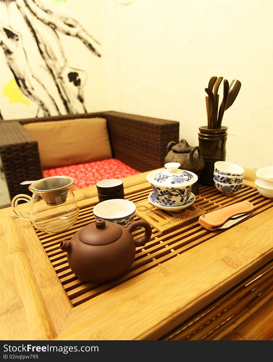 A chinese tea ceremony