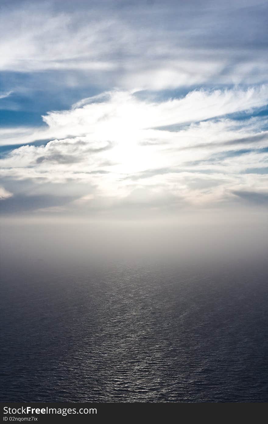 The Sahara dust phenomenon at the Greek coast in February 2010