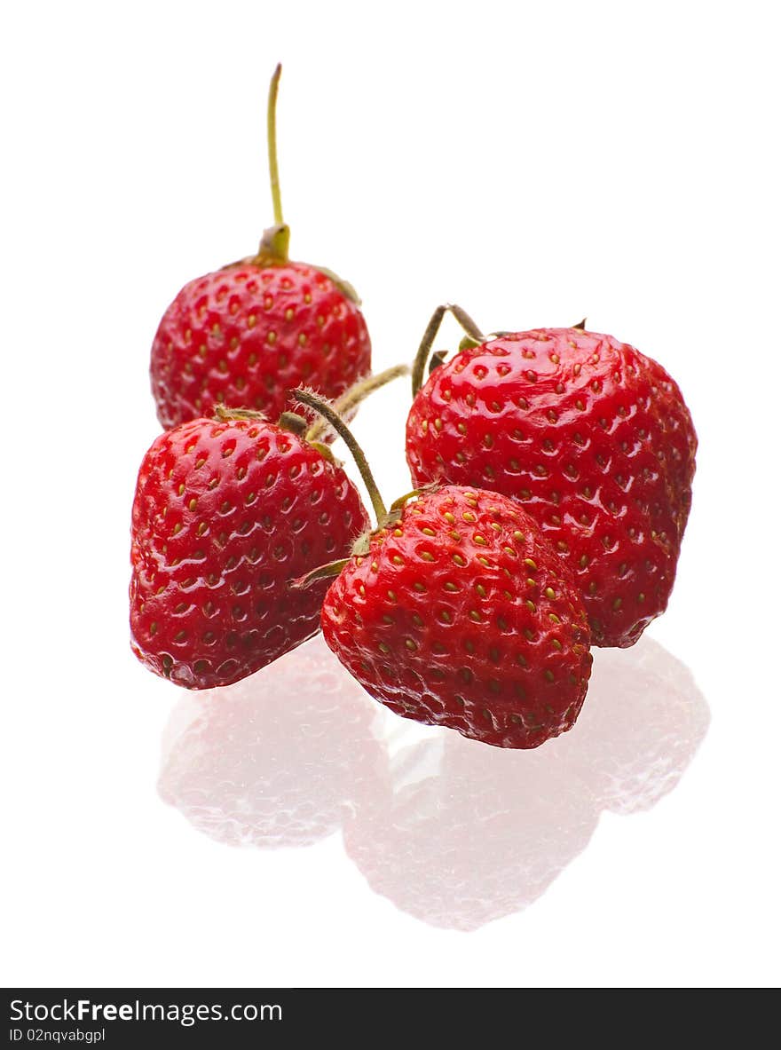 Strawberry isolated on white background