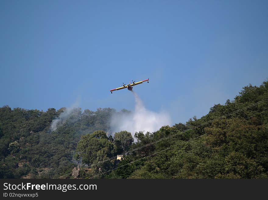 Canadair Plane To Fire