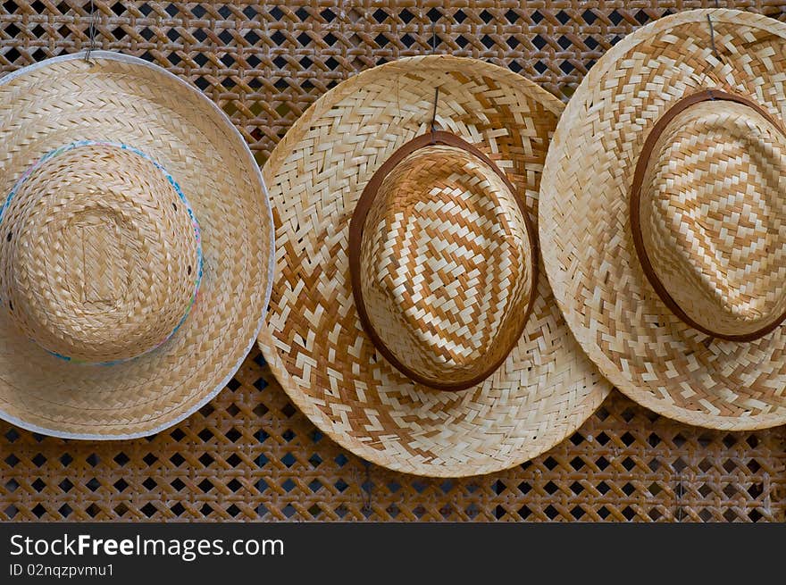 These picture is 3 Thai hats