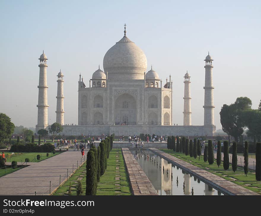 The Taj Mahal in full view