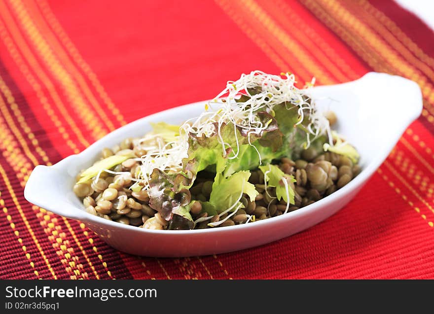 Bowl of lentils