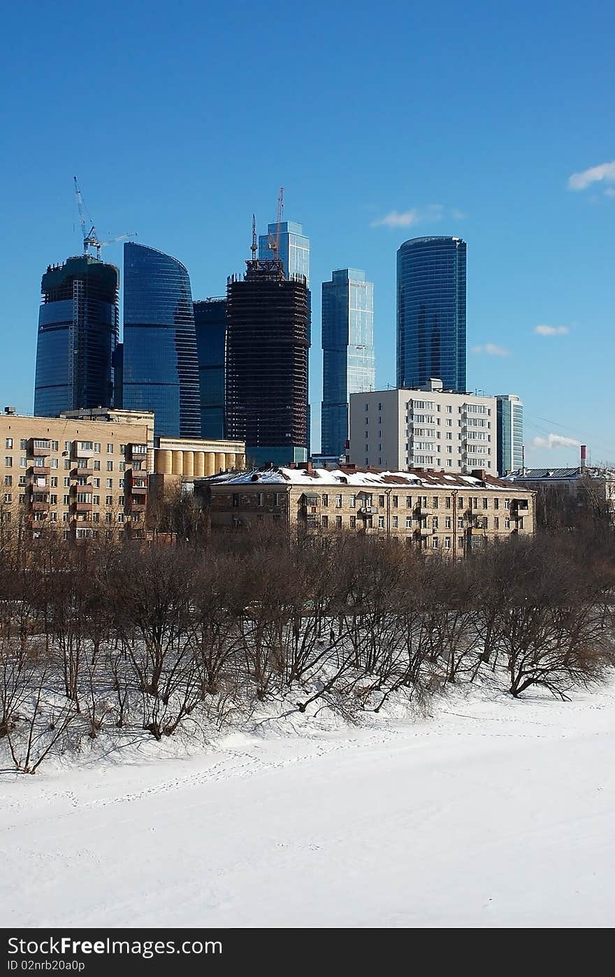 New Moscow International Business Centre Moscow-city.
Typical apartment houses, second half XX.
. New Moscow International Business Centre Moscow-city.
Typical apartment houses, second half XX.