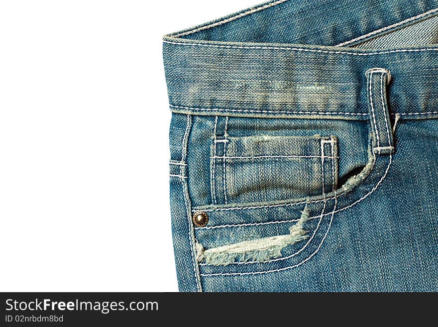 Isolated of Jeans