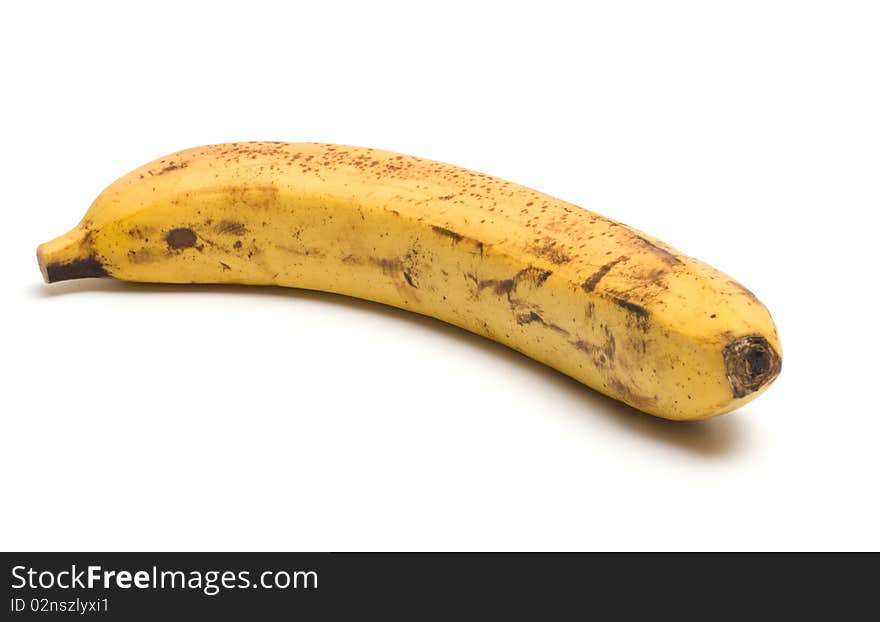 Banana it is isolated on a white background. Banana it is isolated on a white background.