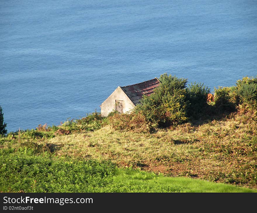 Small cottage near the sea