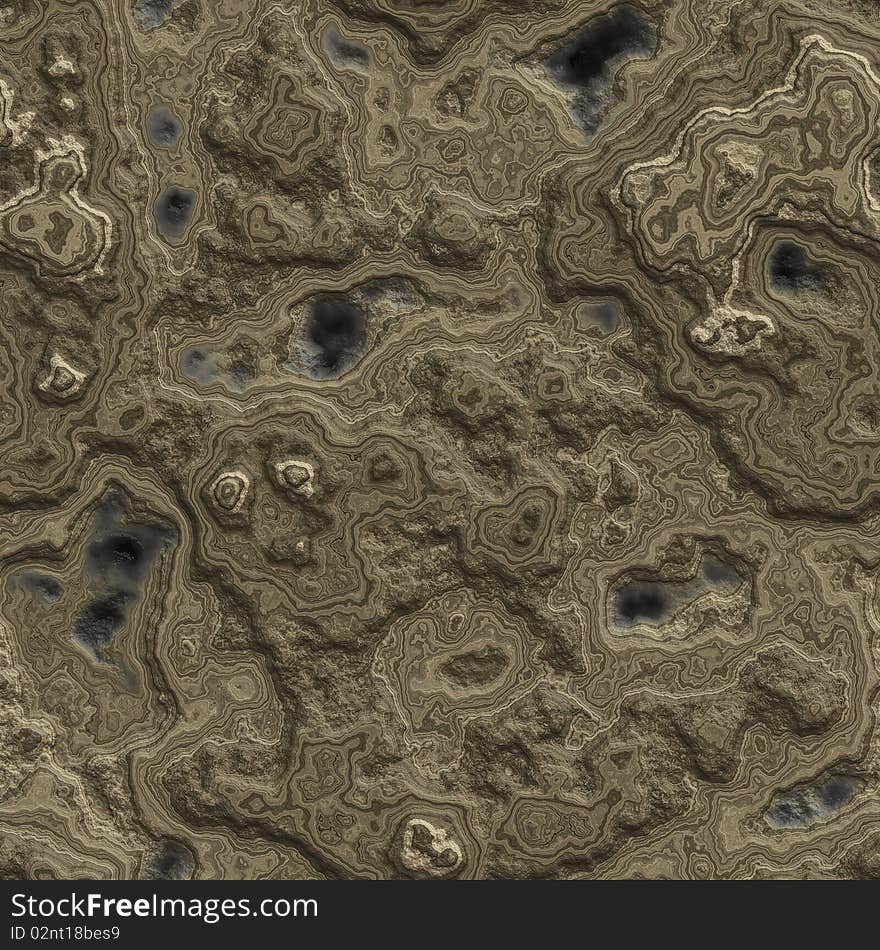 Seamless eroded rock texture