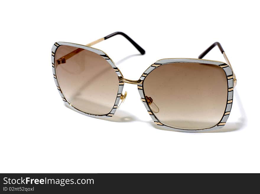 Fashion sunglass on white background. Fashion sunglass on white background