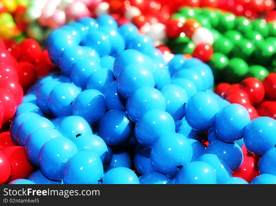 Colorful beads