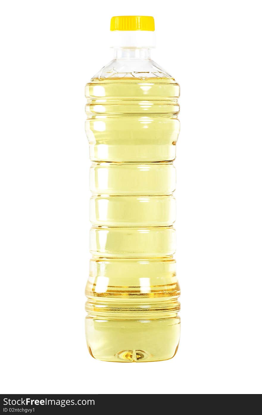 Bottle Of The Vegetable  Oil