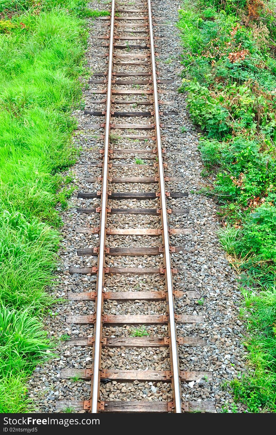 Train old in khonkaen of thailand