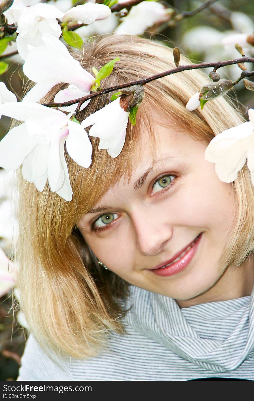 Smiling young girl