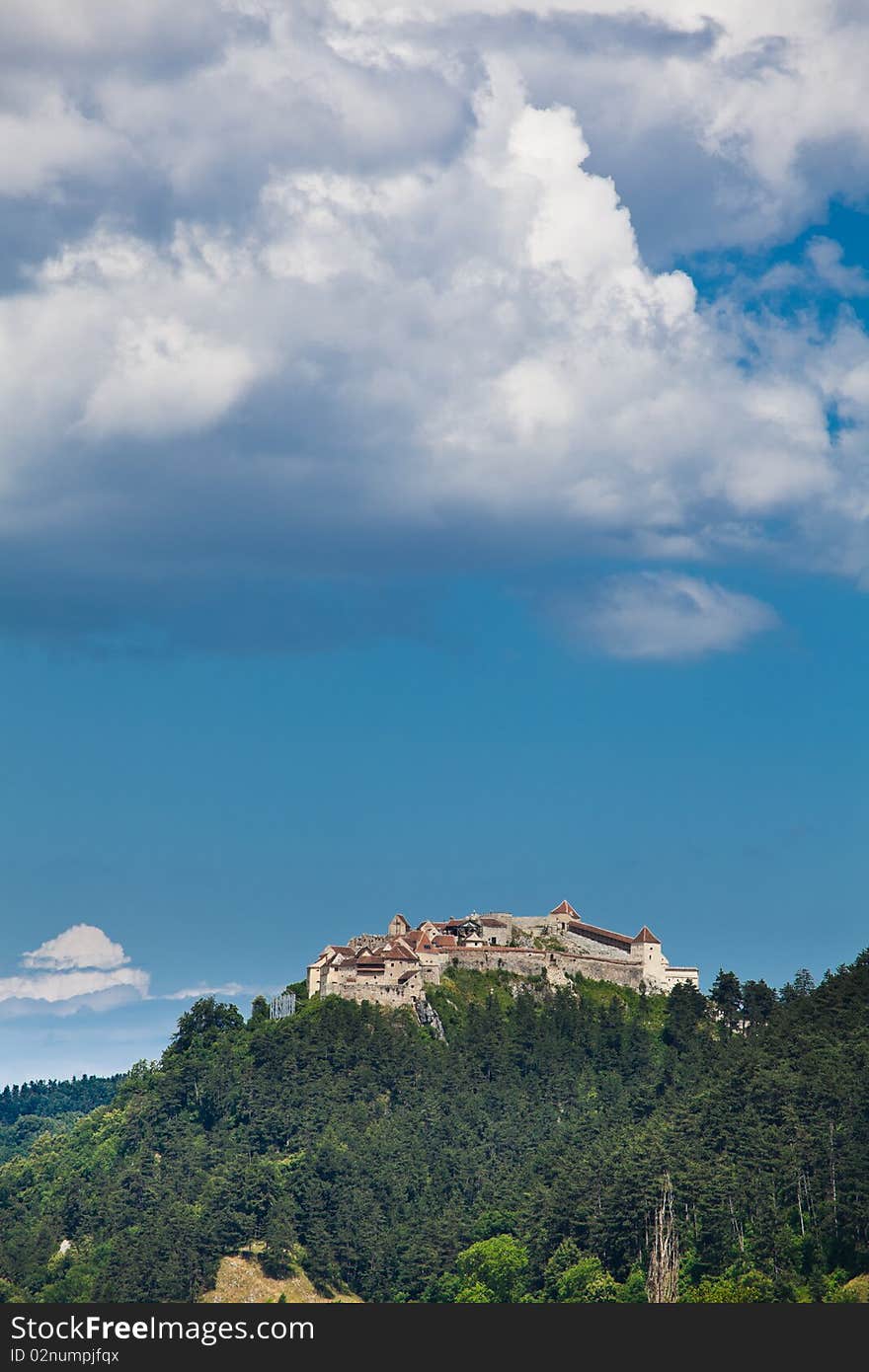 Rasnov Fortress in Brasov County in Romania, June 2010