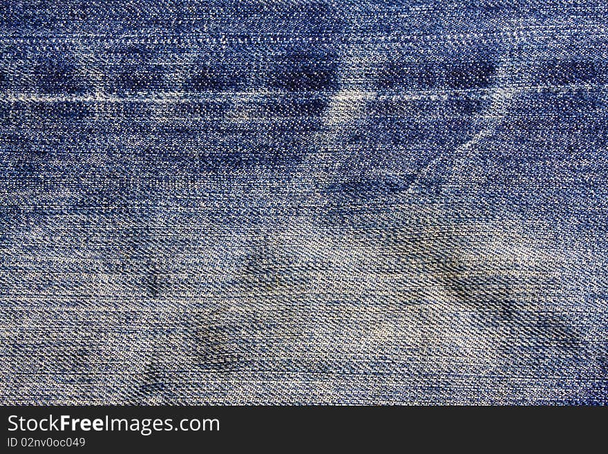 Seam of blue jeans pants texture. Seam of blue jeans pants texture.