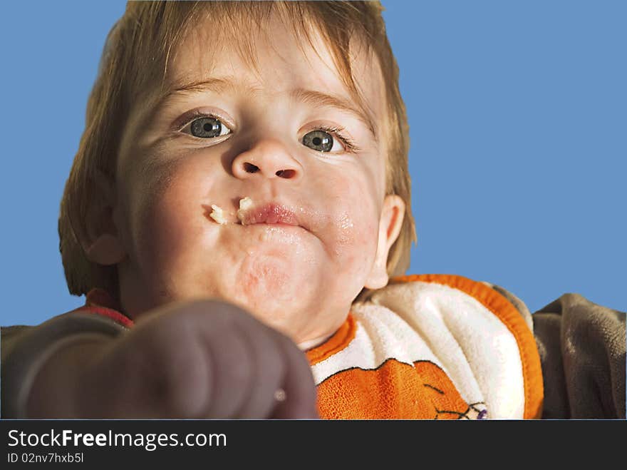 Child With A Banana