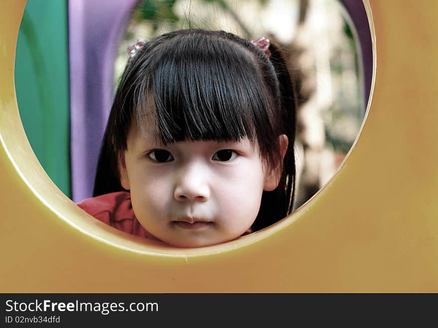 Bright picture of adorable chinese girl. Bright picture of adorable chinese girl