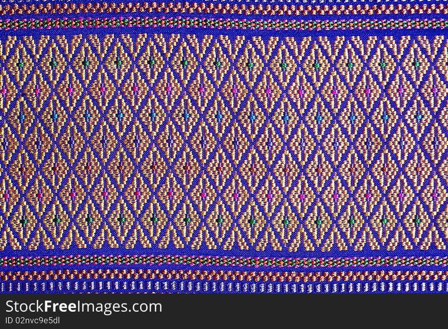 Texture of thai cloth