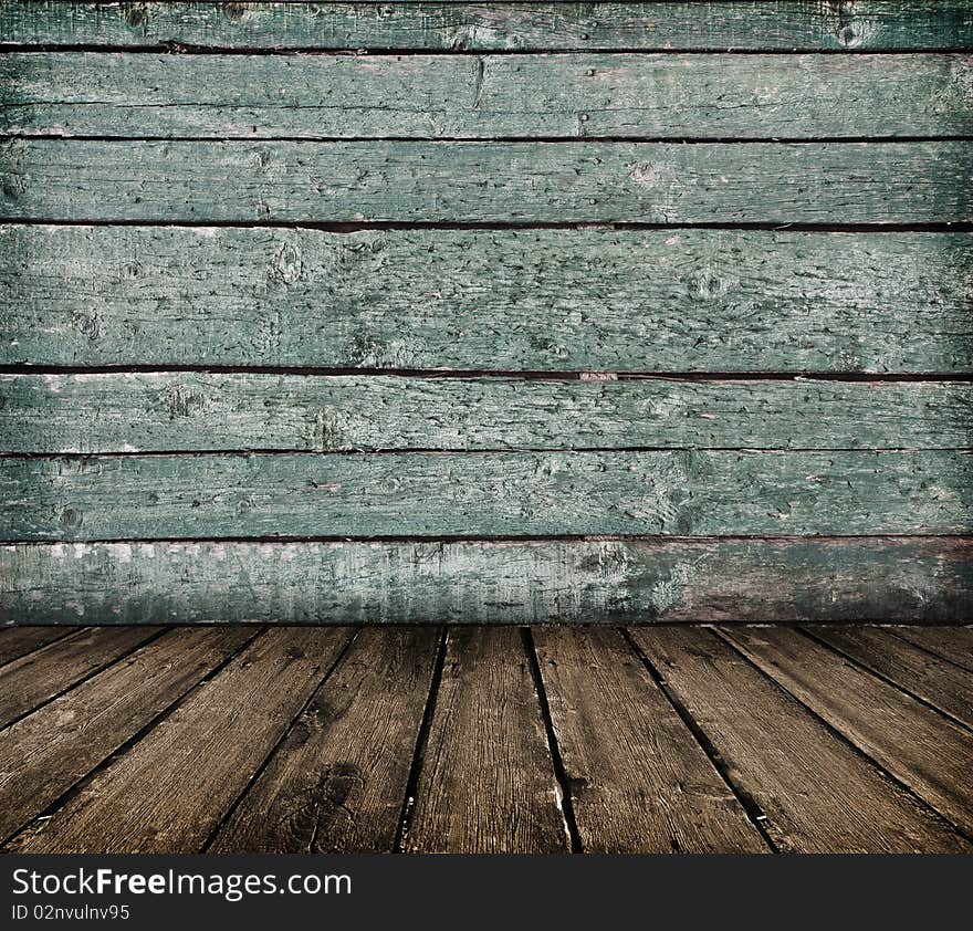 Vintage wooden planks interior as background. Vintage wooden planks interior as background